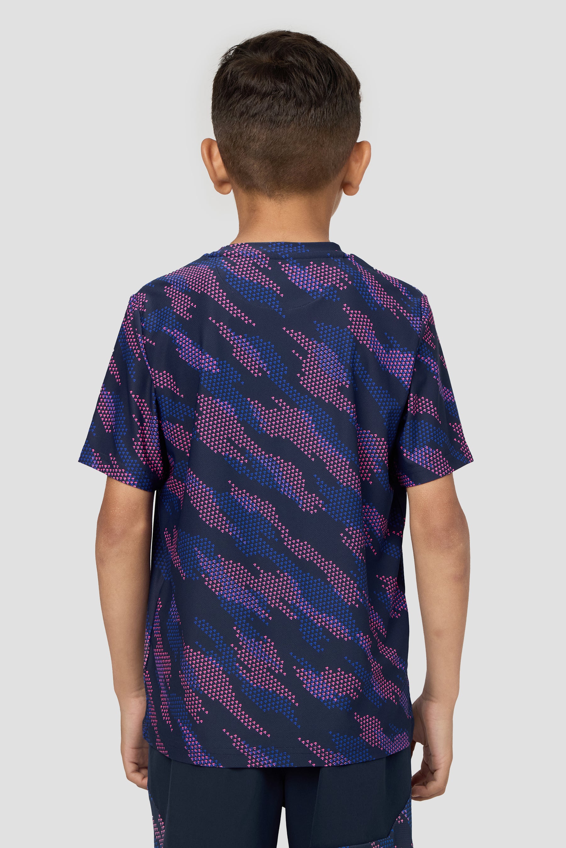Boys Thera T-Shirt - Midnight Blue/Cobalt/Shocking Pink