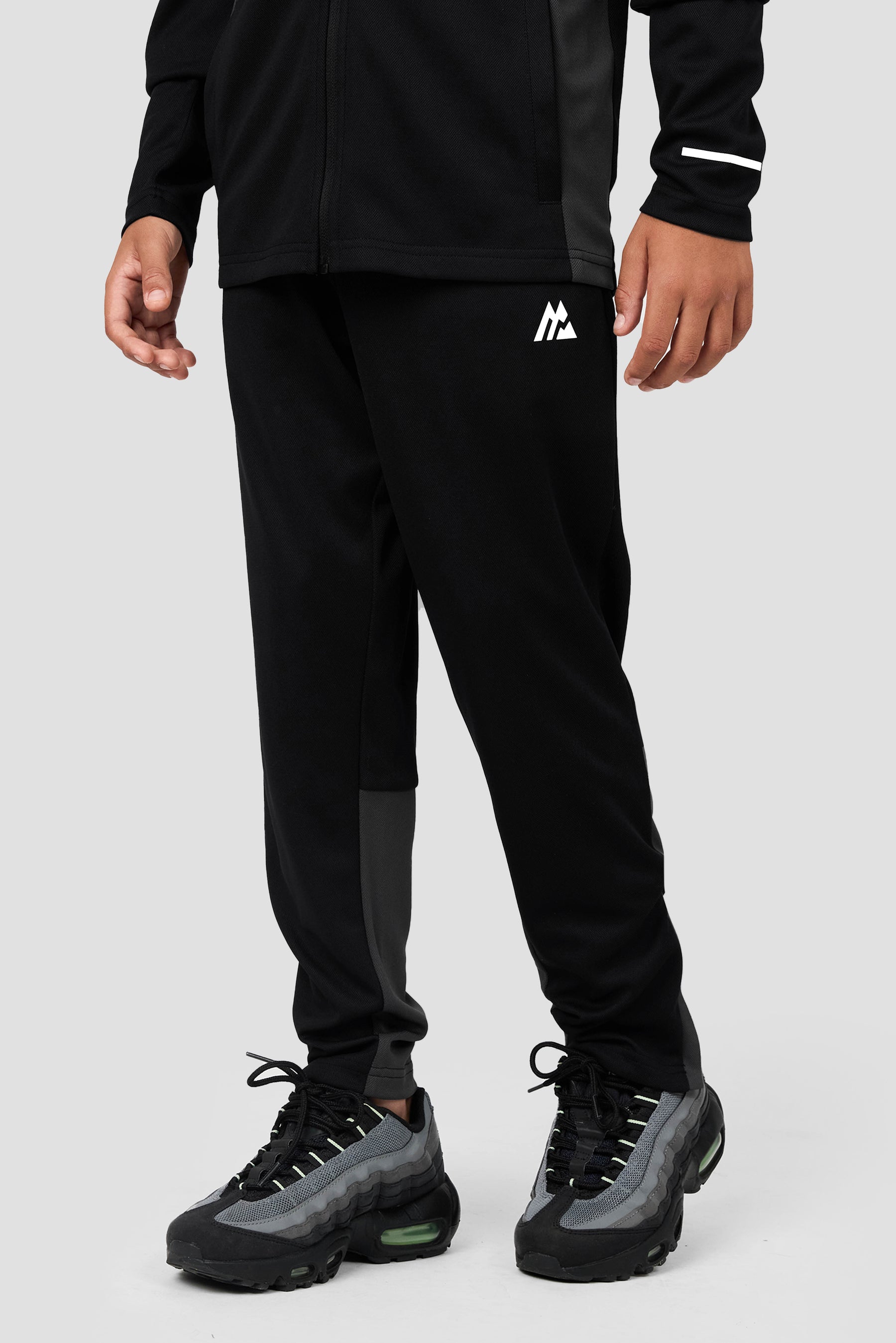 Boys Pace 2.0 Tracksuit - Black/Asphalt