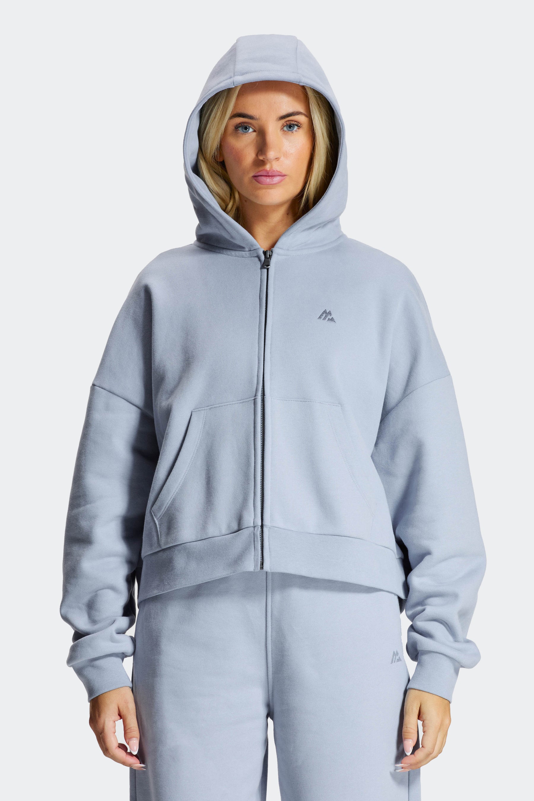 Form Full Zip Hood - Blue Blizzard