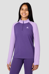Girls Dash 1/4 Zip - Palazzo/Parma