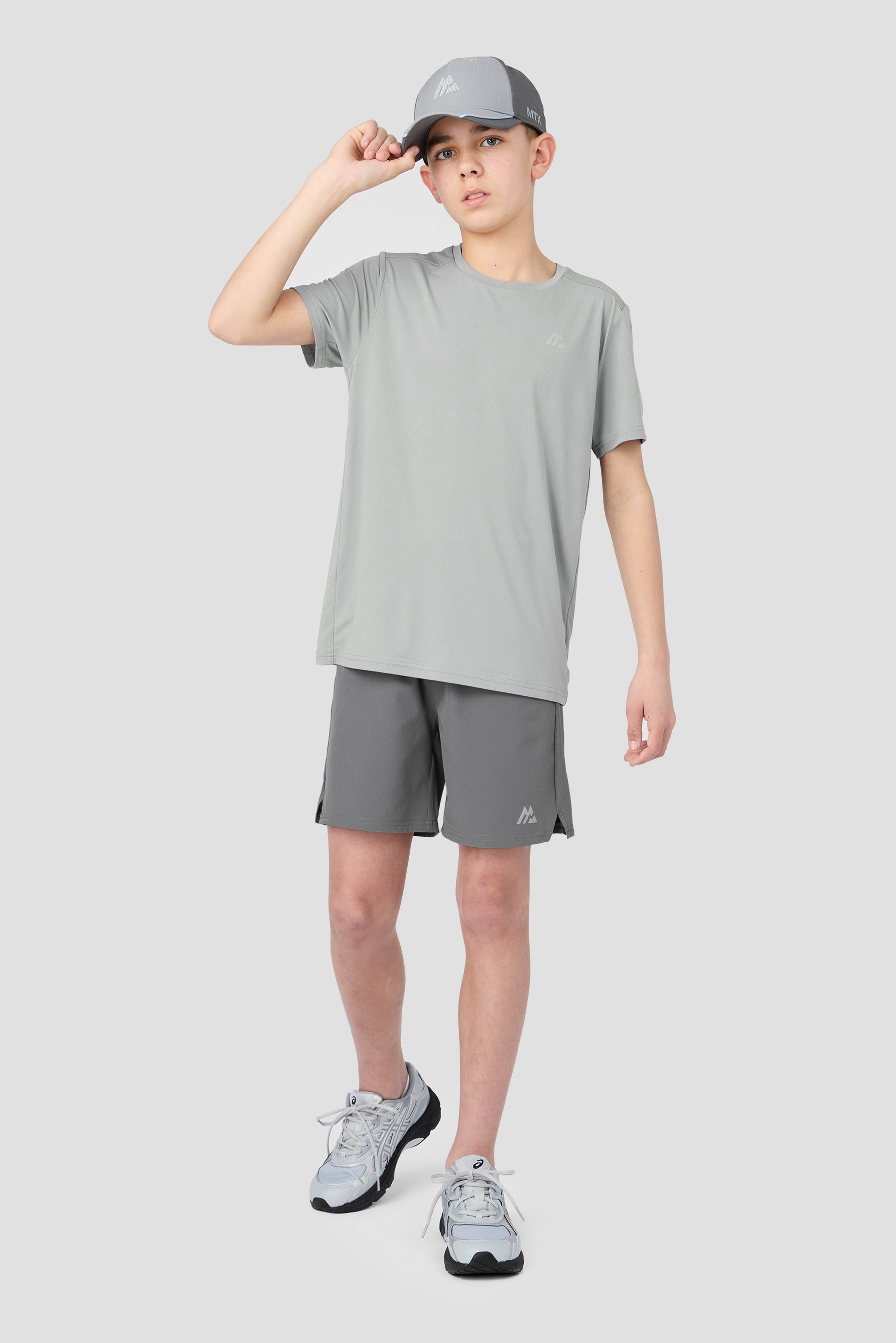 Boys Delta T-Shirt - Platinum Grey