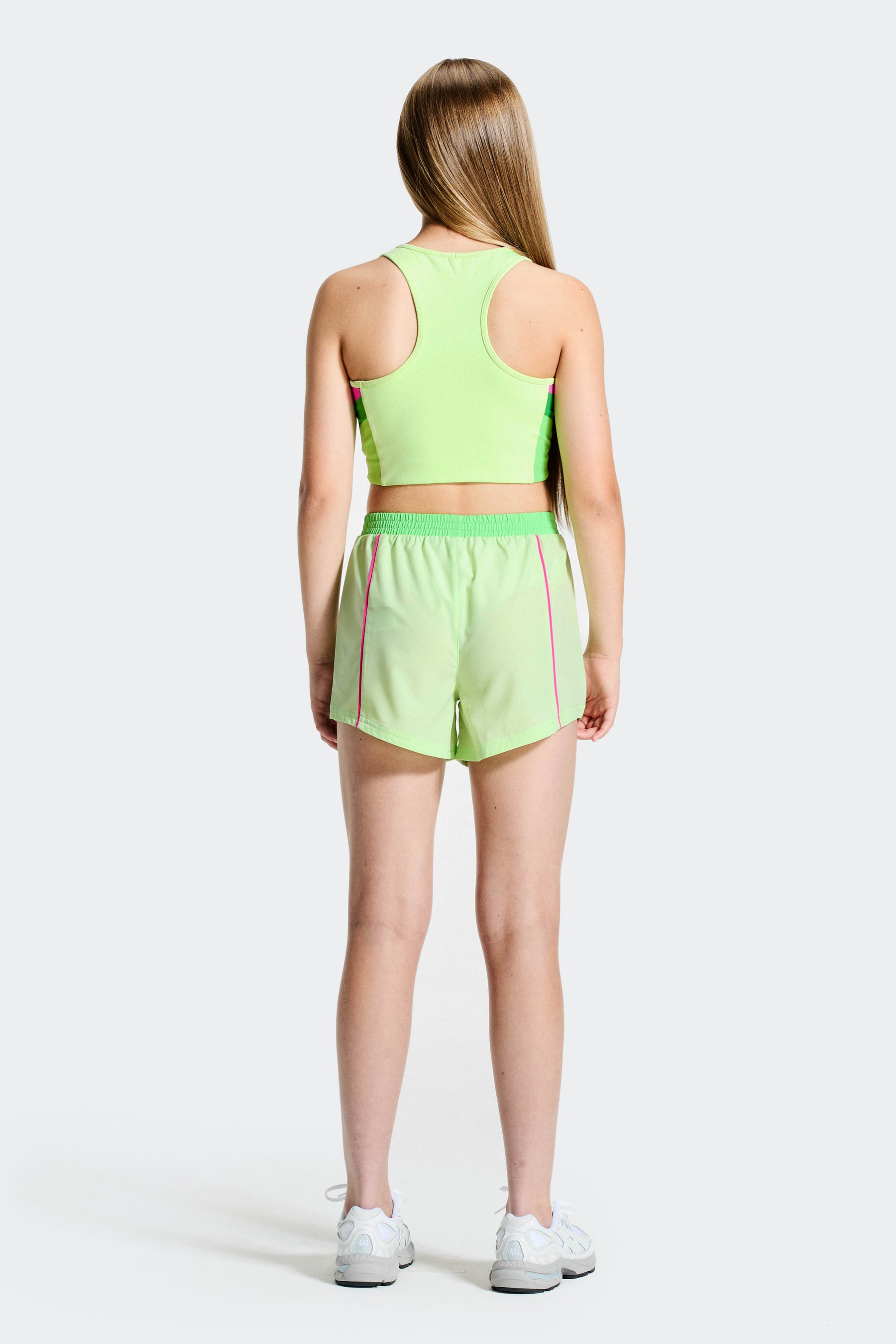 Girls Lumina Short - iced Matcha/Pistachio/Magenta