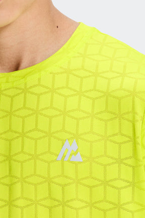Boys Cube T-Shirt - Electric Lime