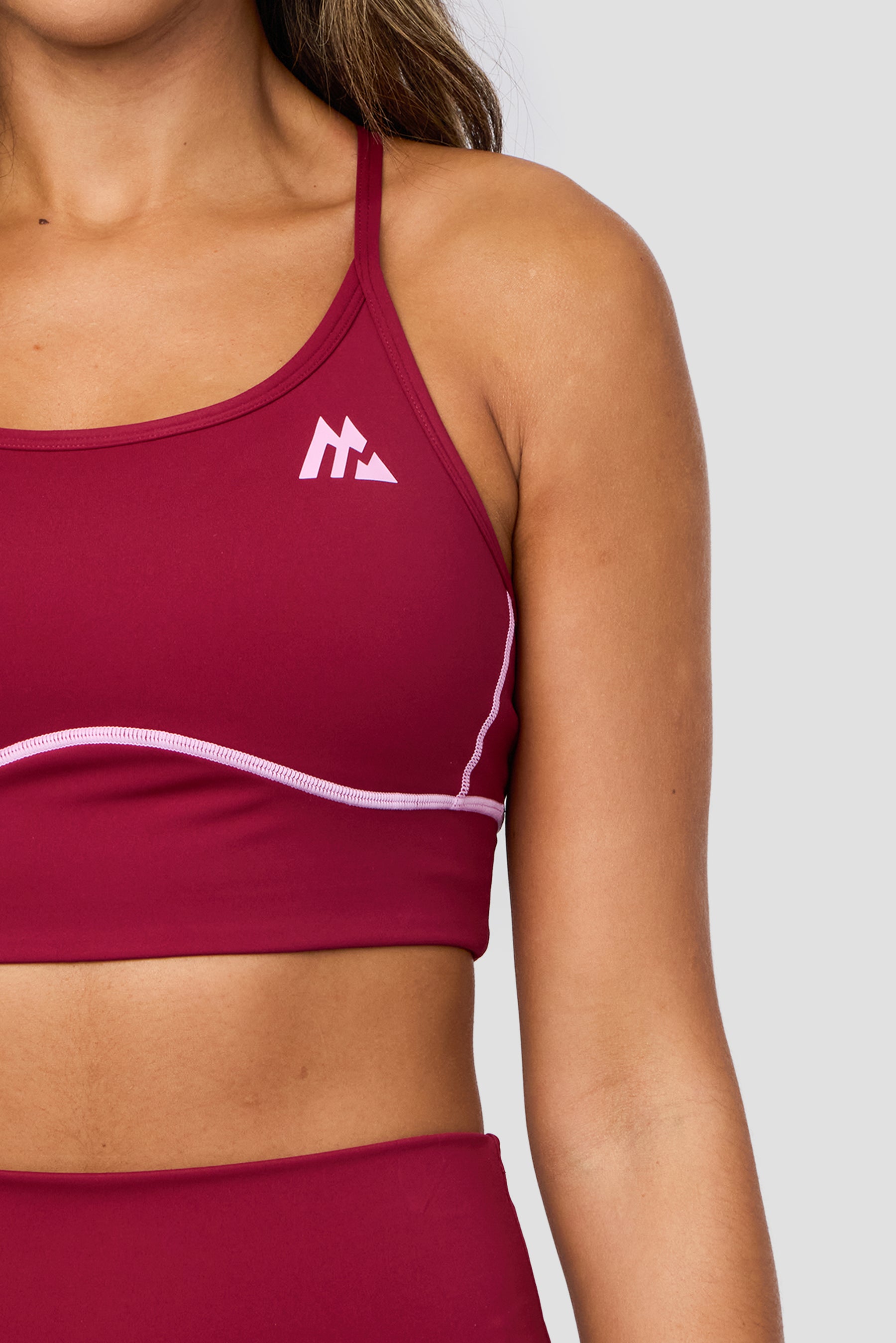 Accolade Sports Bra - Dark Crimson/Rosella