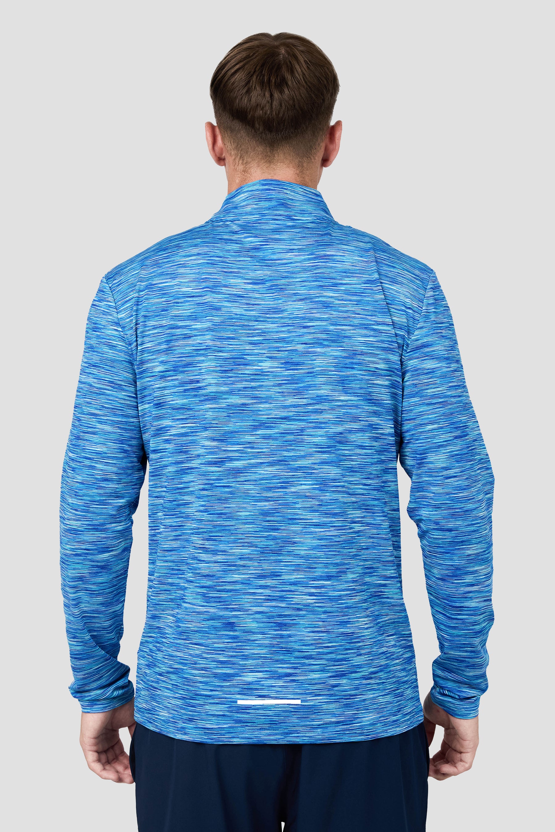 Trail 1/4 Zip - Royal Blue Multi