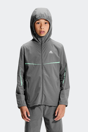 Boys Ignite Windbreaker - Cement Grey/Duck Egg