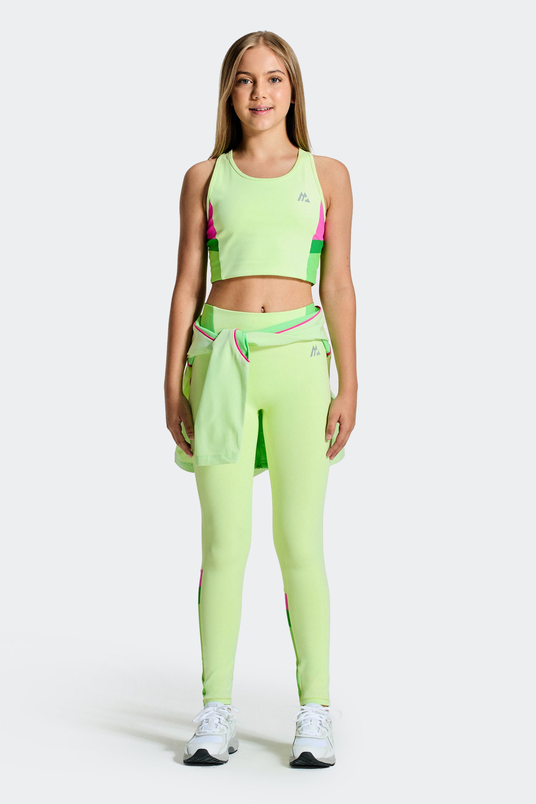 Girls Lumina Sports Bra - Iced Matcha/Pistachio/Clover/Magenta
