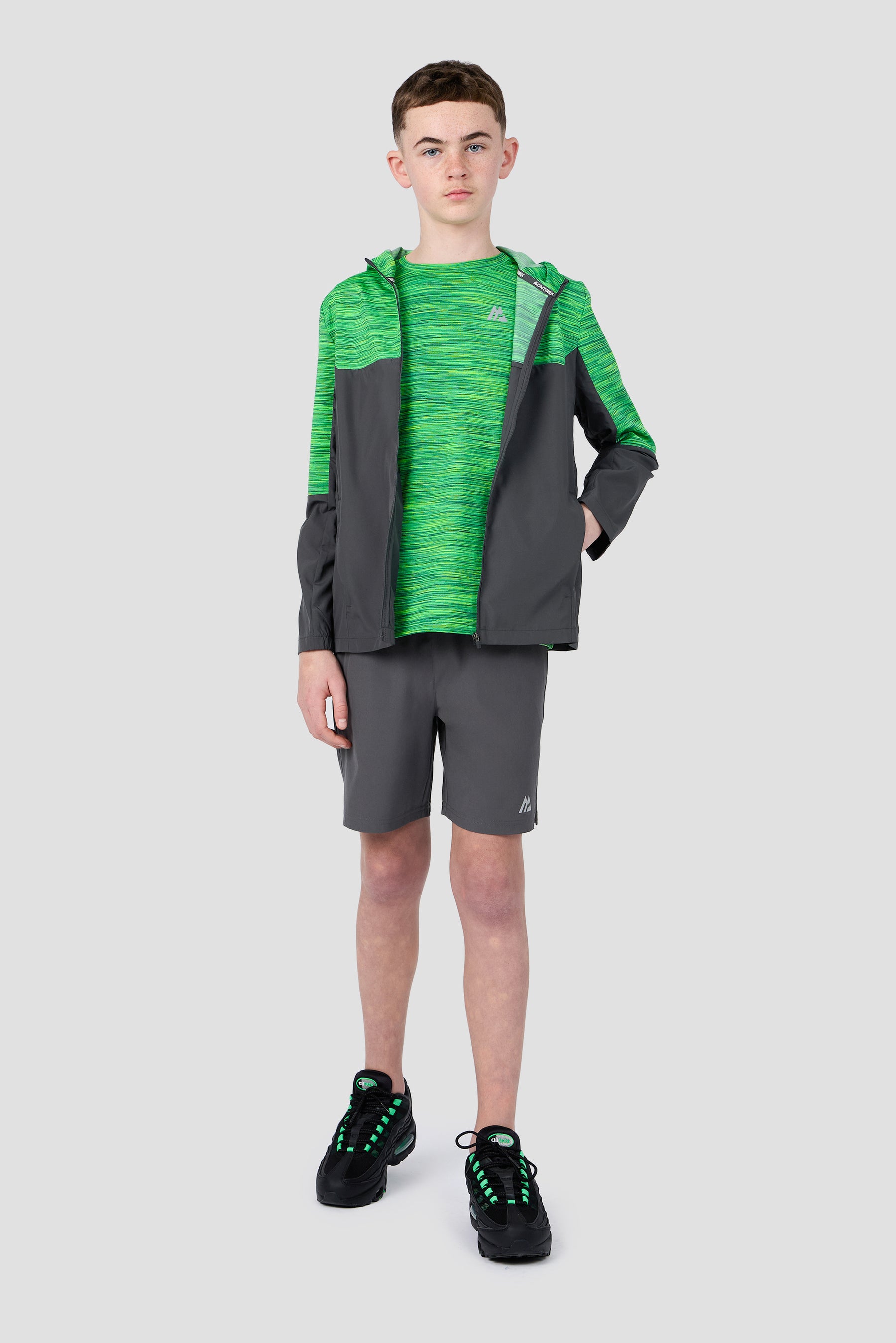 Boys Trail T-Shirt - Green Multi
