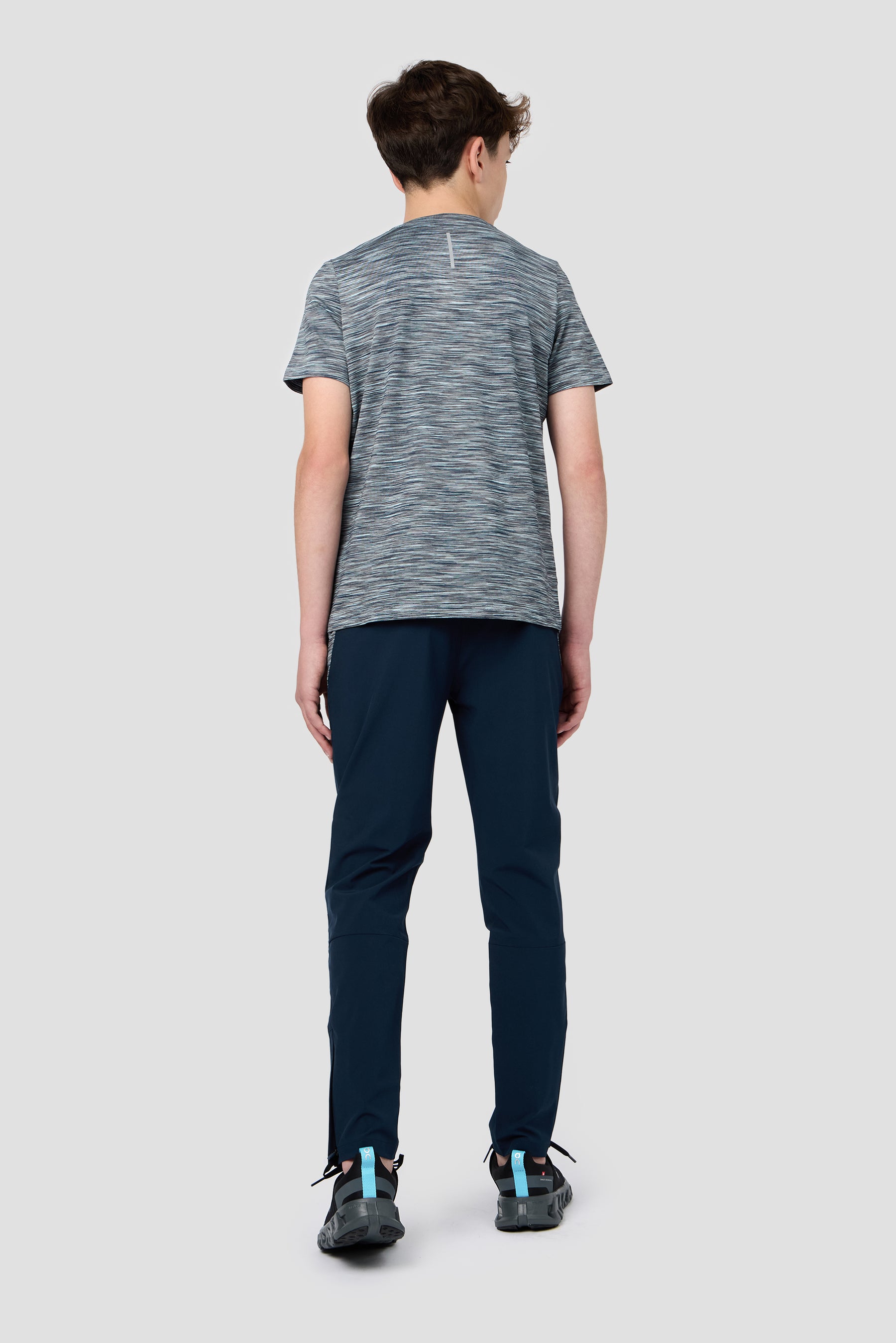 Boys Trail T-Shirt - Navy/Blue/Grey