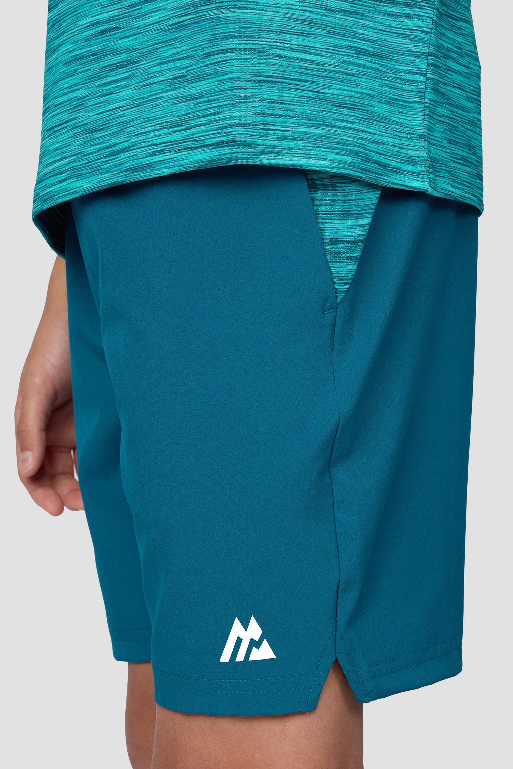 Boys Trail 2.0 Short - Teal Multi