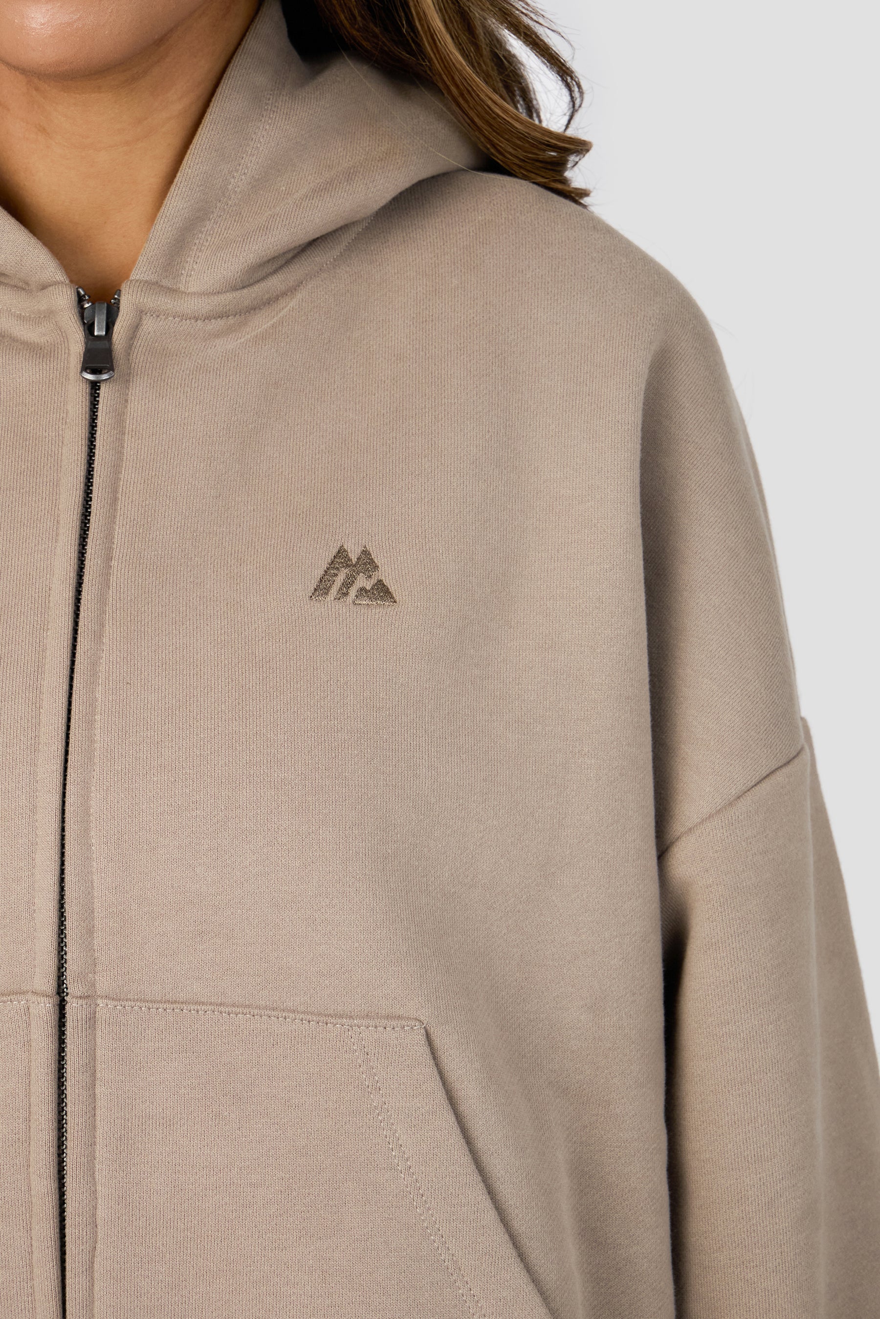 Form Full Zip Hood - Praline