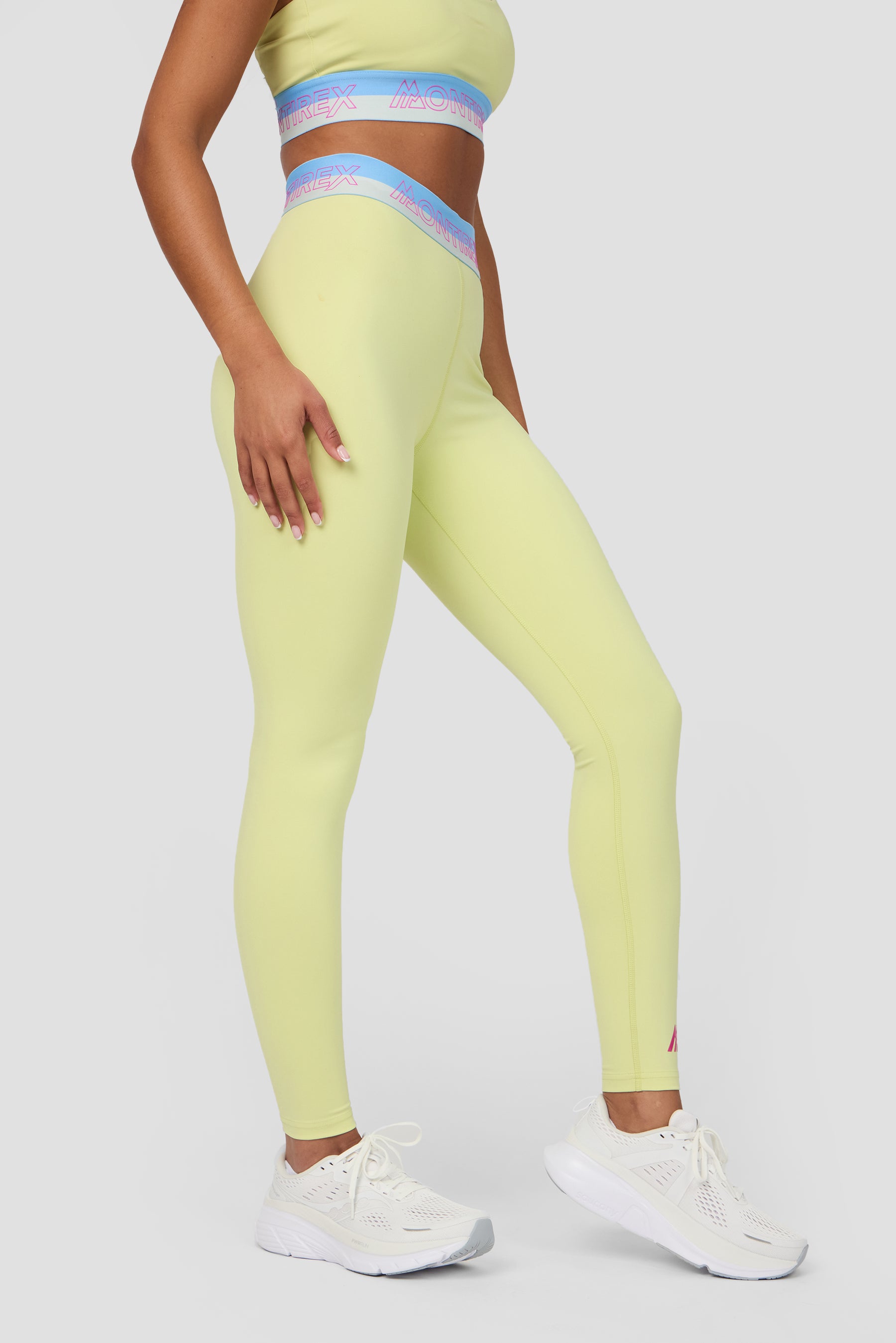 Icon Contrast 2.0 Legging - Citrus/Powder Blue/Breeze