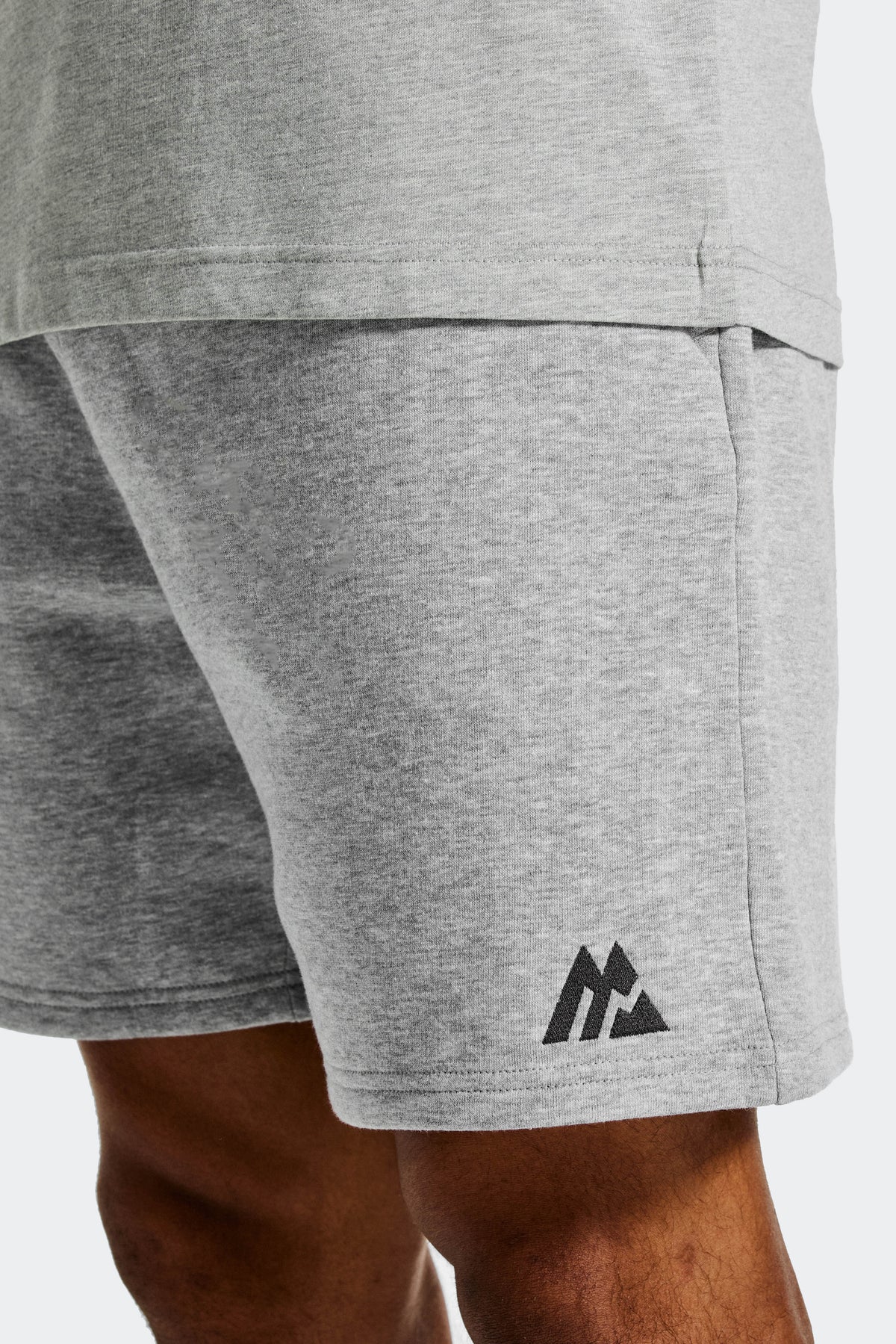 Essential Fleece Short - Cement Grey Marl