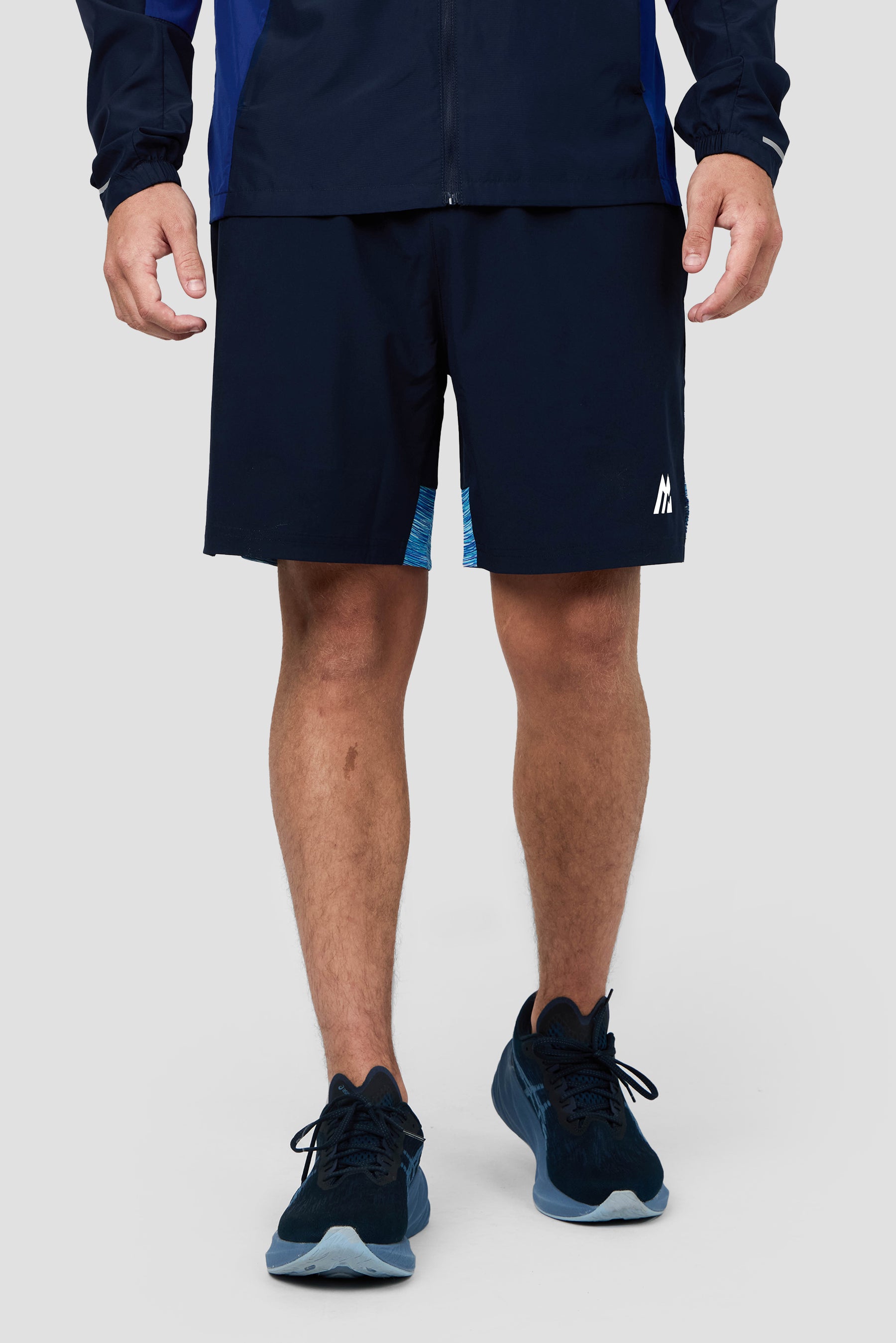 Trail Panel Short - Navy/Royal Blue Multi