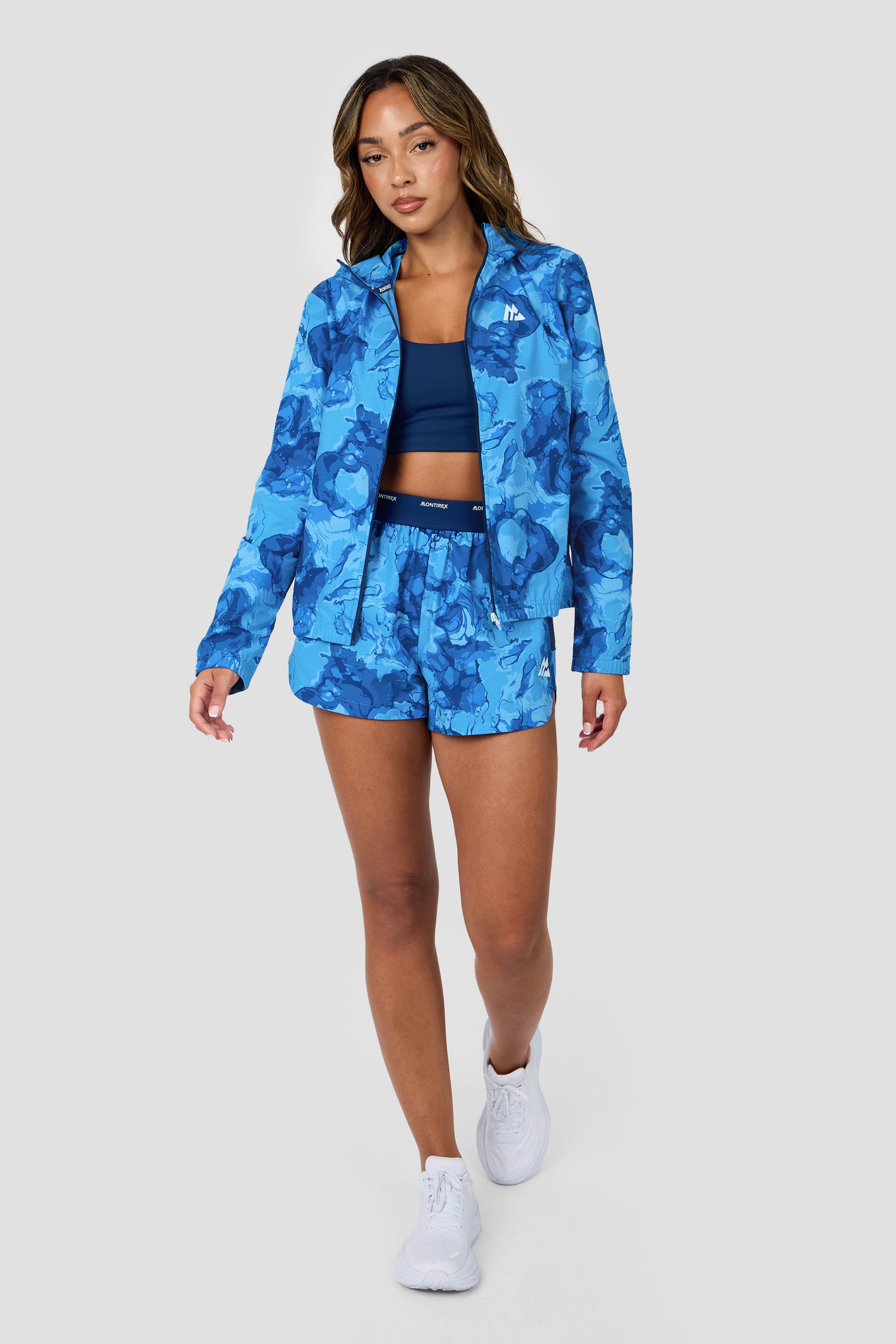Fusion Print Windbreaker - Agency/Fira