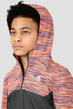 Boys Trail 2.0 Windbreaker - Grey/Orange/Red/Blue