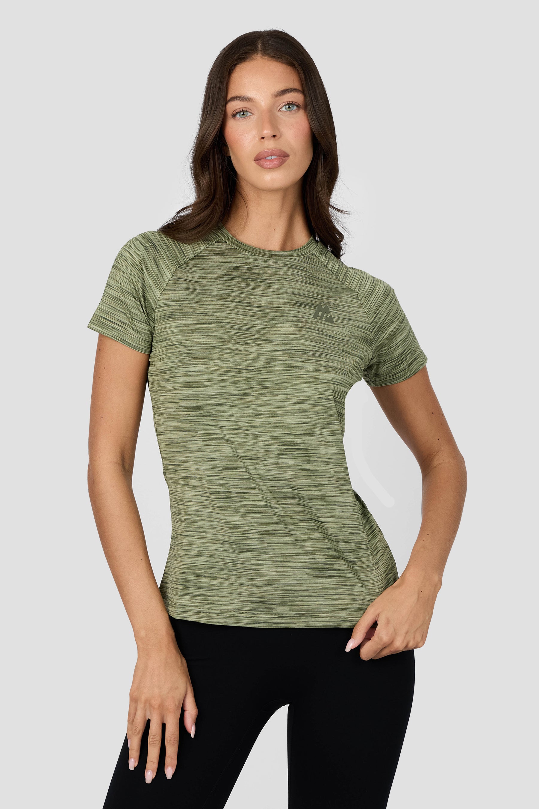 Women's Trail T-Shirt - Khaki Multi