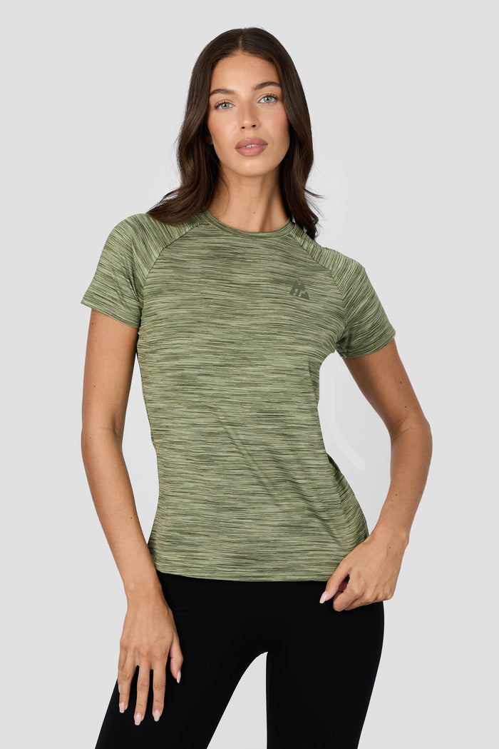 Women's Trail T-Shirt - Khaki Multi