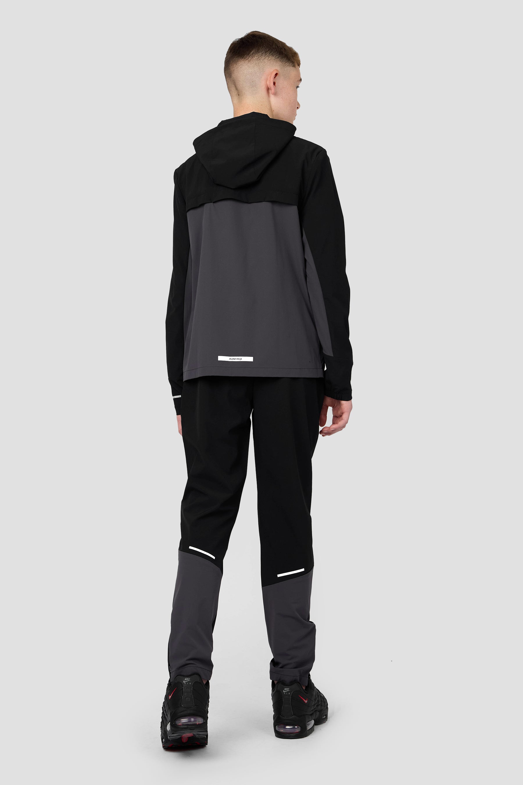 Boys Vortex Jacket - Black/Asphalt