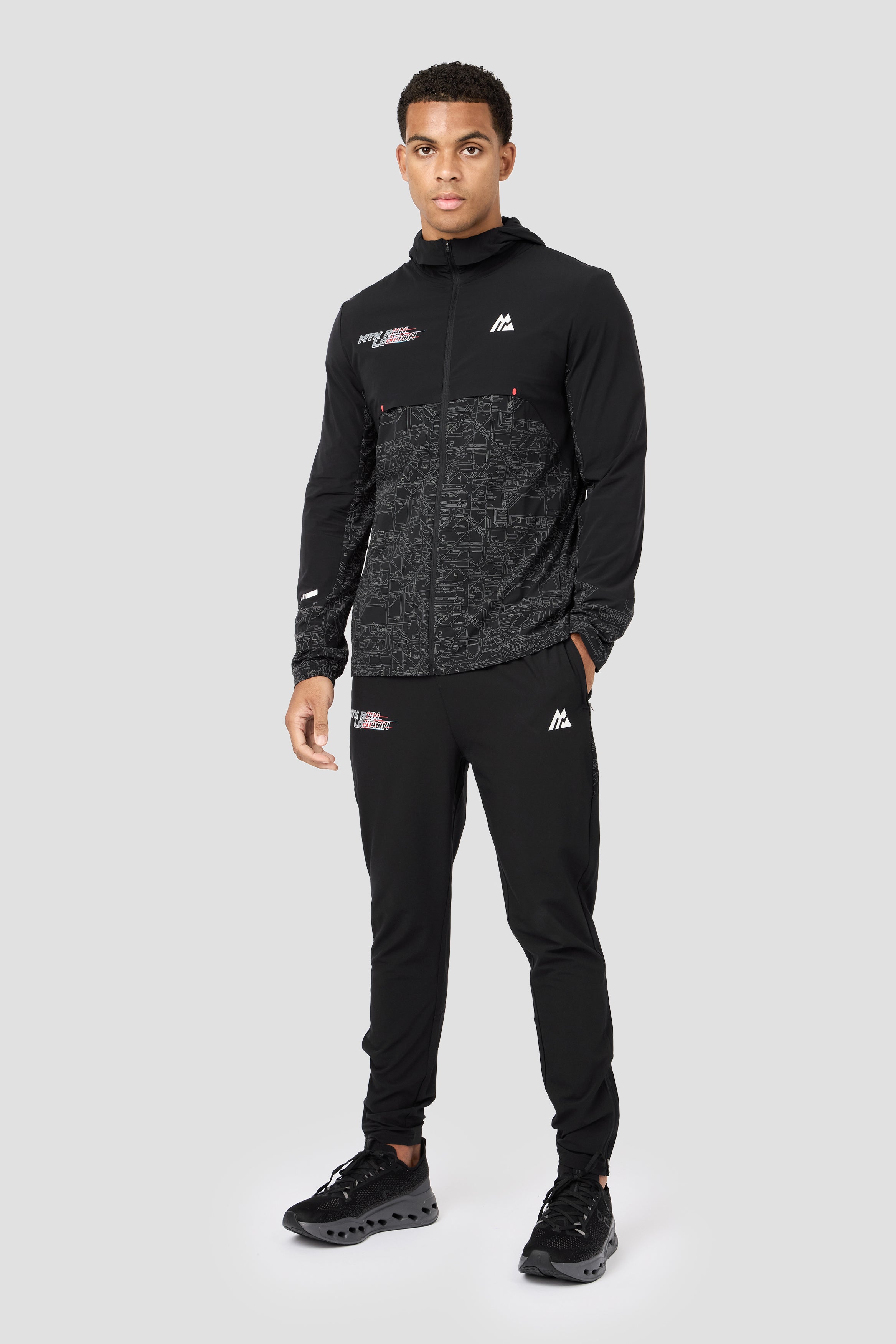MTX Run City London Pant Black | Montirex Sportswear Gymwear