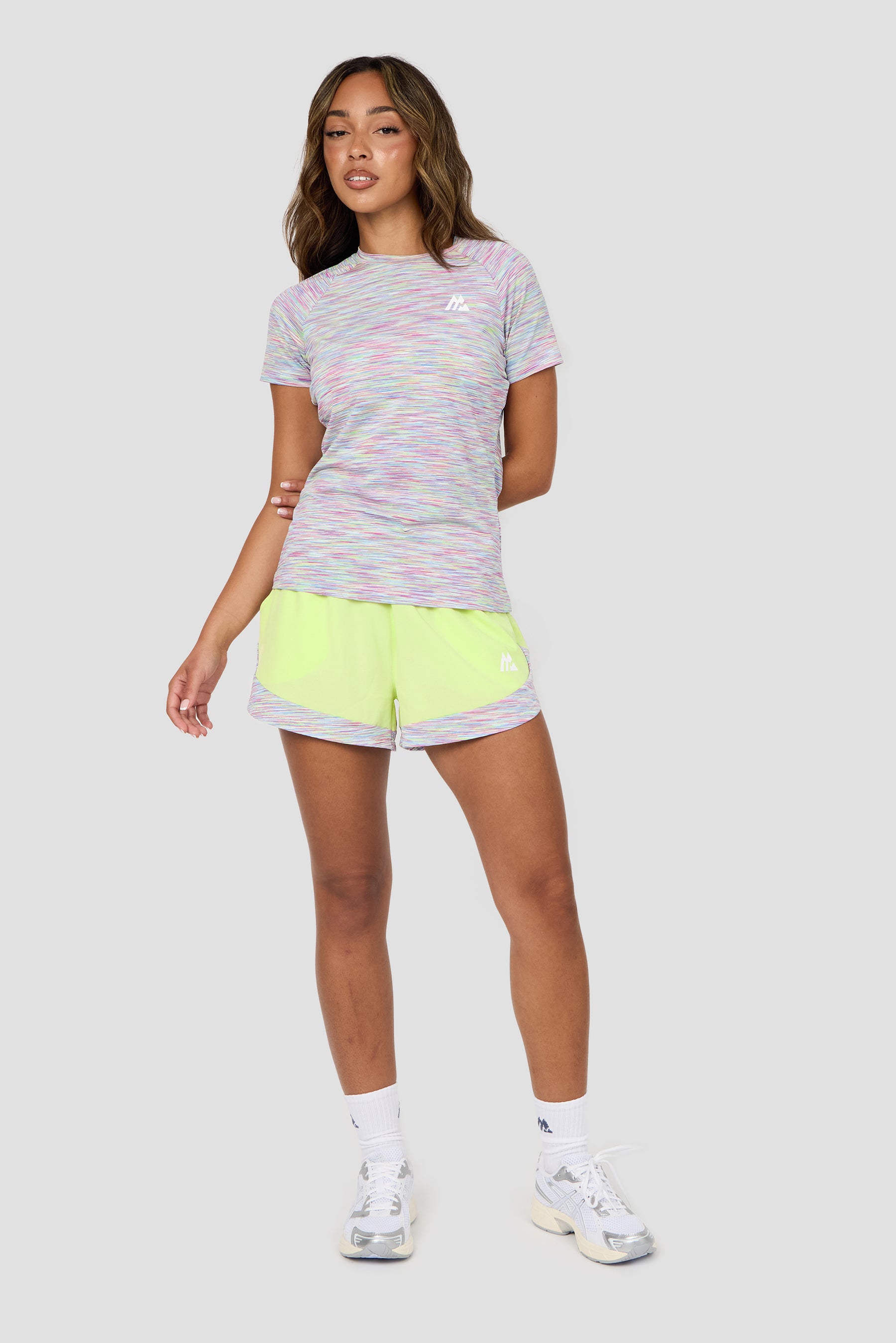 Trail Shorts - Yellow/Blue/Pink