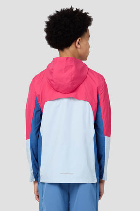 Boys Spectra Windbreaker - Cerise/Summer Mist/Charcoal Blue