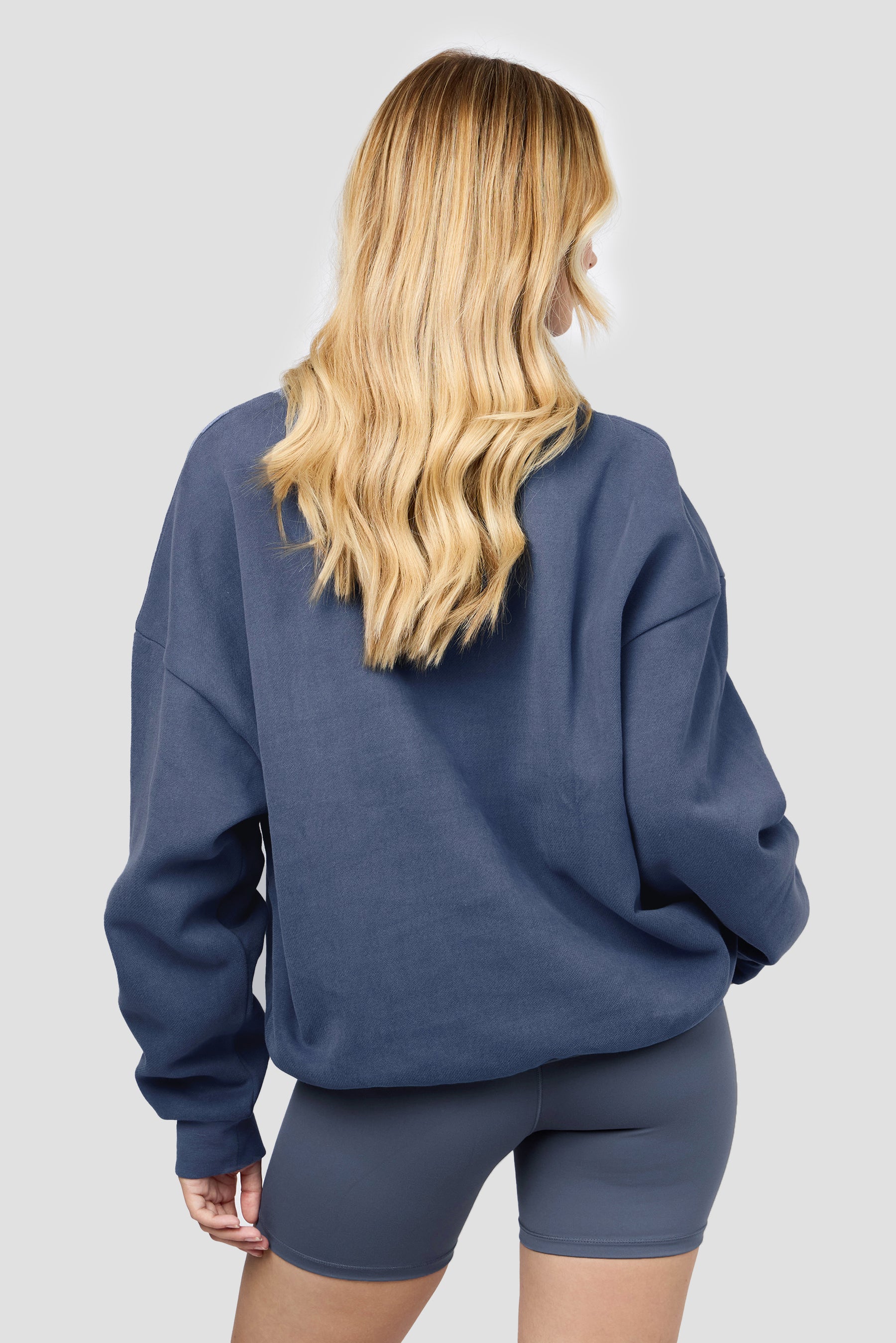 Form Fleece Sweat - Greyed Indigo