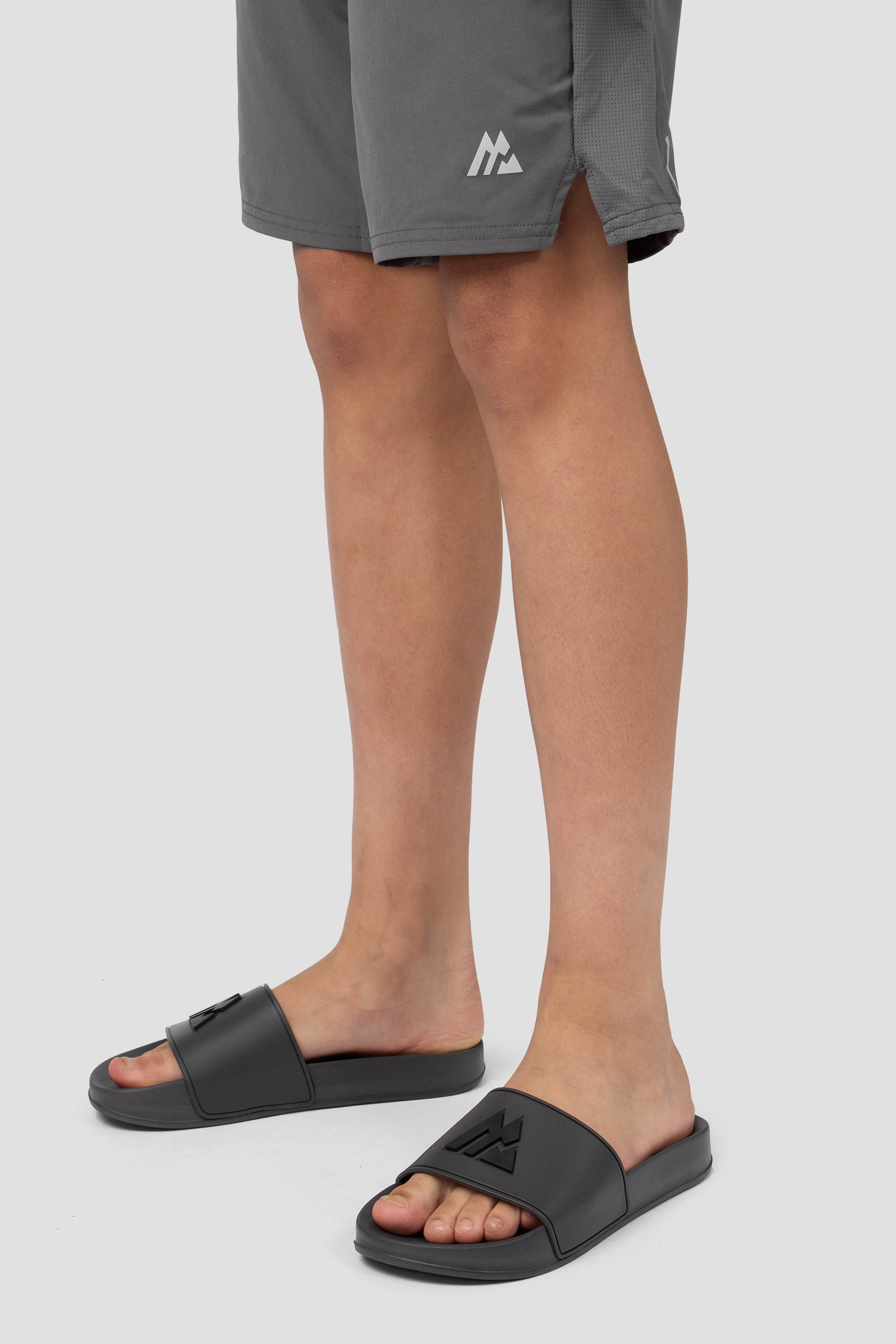 Junior MTX Slides  - Cement Grey/Asphalt