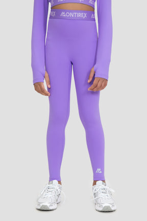 Girls Icon Legging - Royal Purple