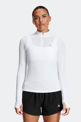 Breathe 1/4 Zip - White