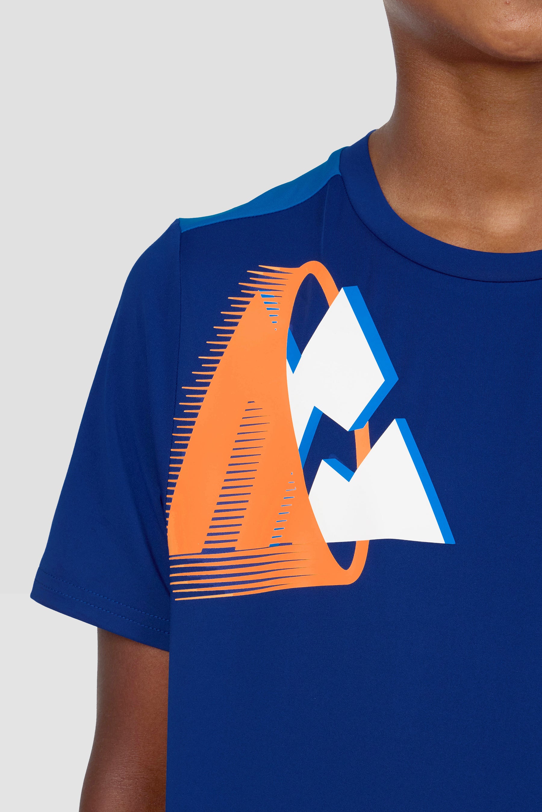 Boys MTX Run T-Shirt - Marine Blue/Idaho Blue