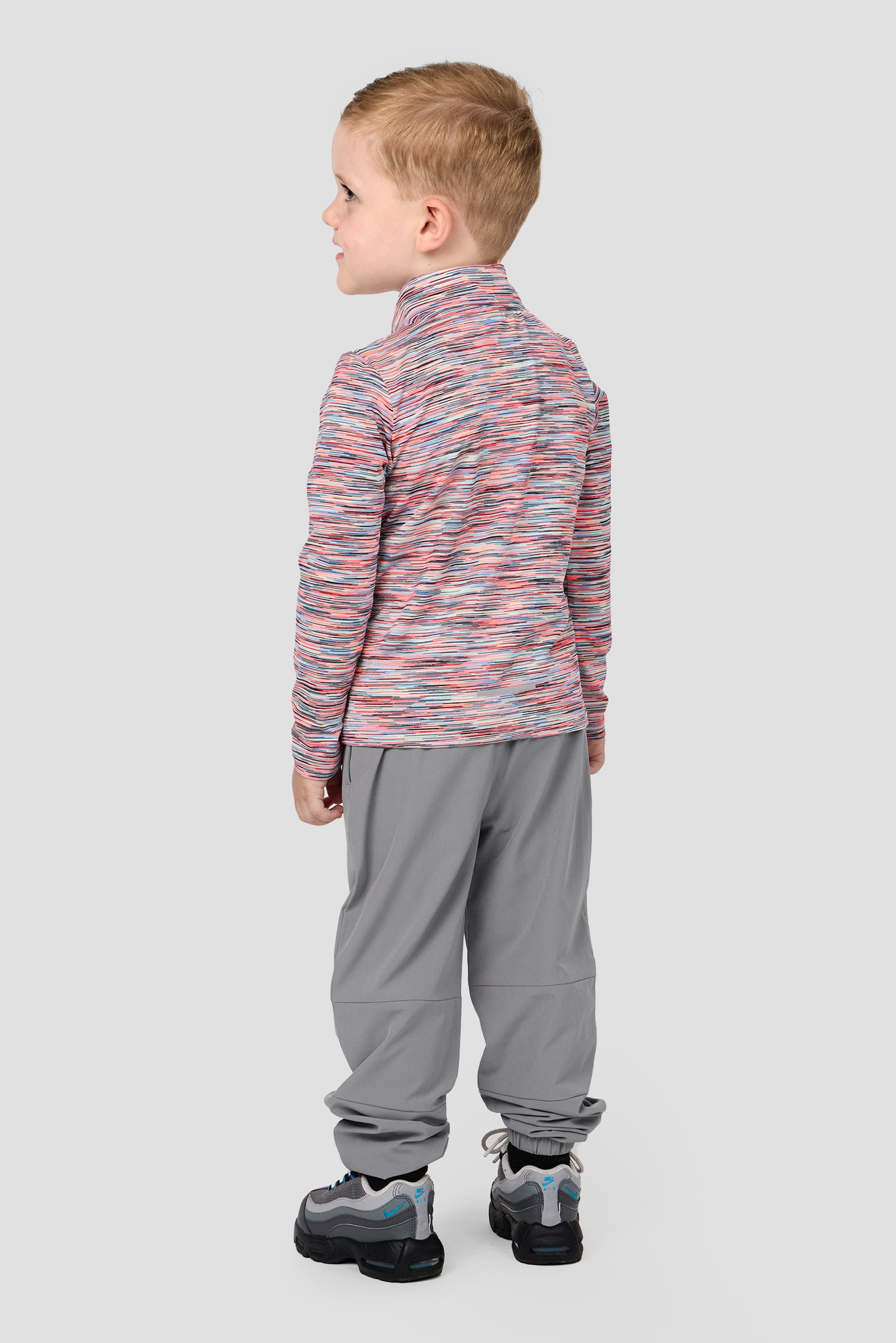 Infant Boy's Trail 1/4 Zip - Blue/Coral/Black