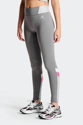Girls Lumina Legging - Winter Sky/Basalt/Powder Pink/Sweet Pink