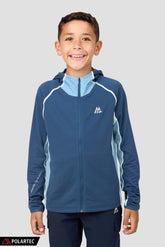 Boys Brink Polartec® Fleece Hood - Naval/Midnight Blue