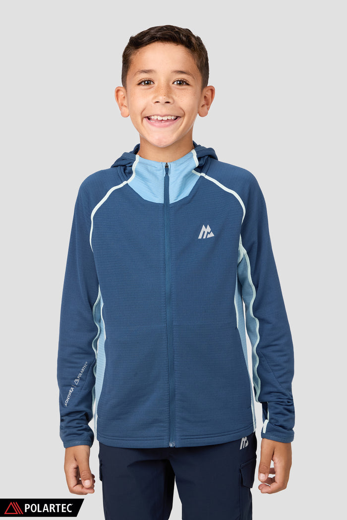 Boys Brink Polartec® Fleece Hood - Naval/Midnight Blue