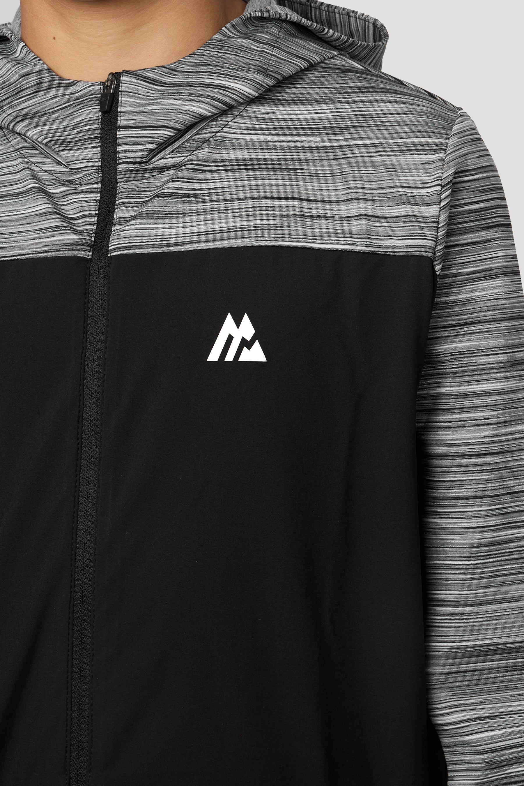 Boys Trail Windbreaker - Black/Platinum Grey/Cement Grey/White