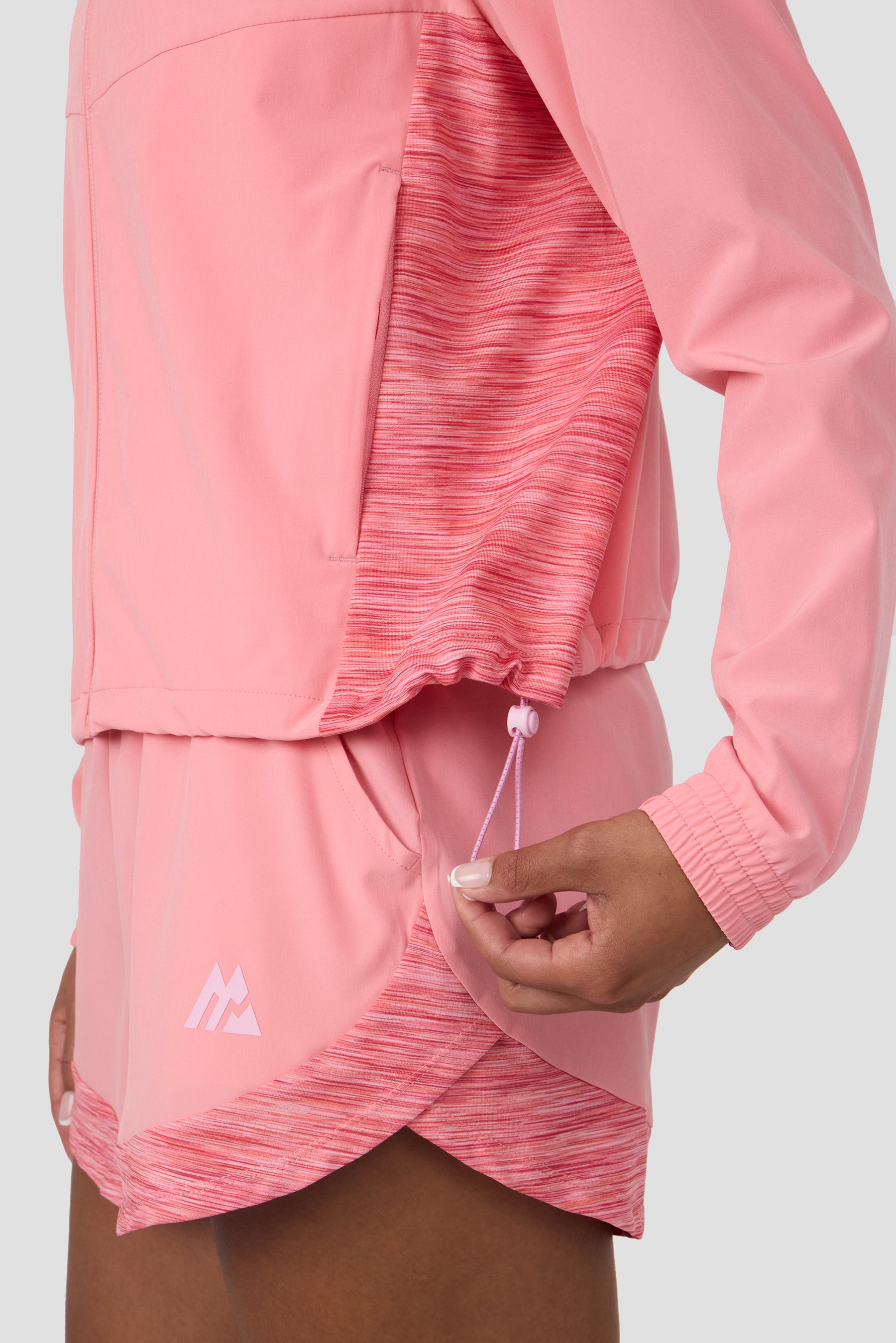 Women's Trail Windbreaker - Pink/Orange Multi