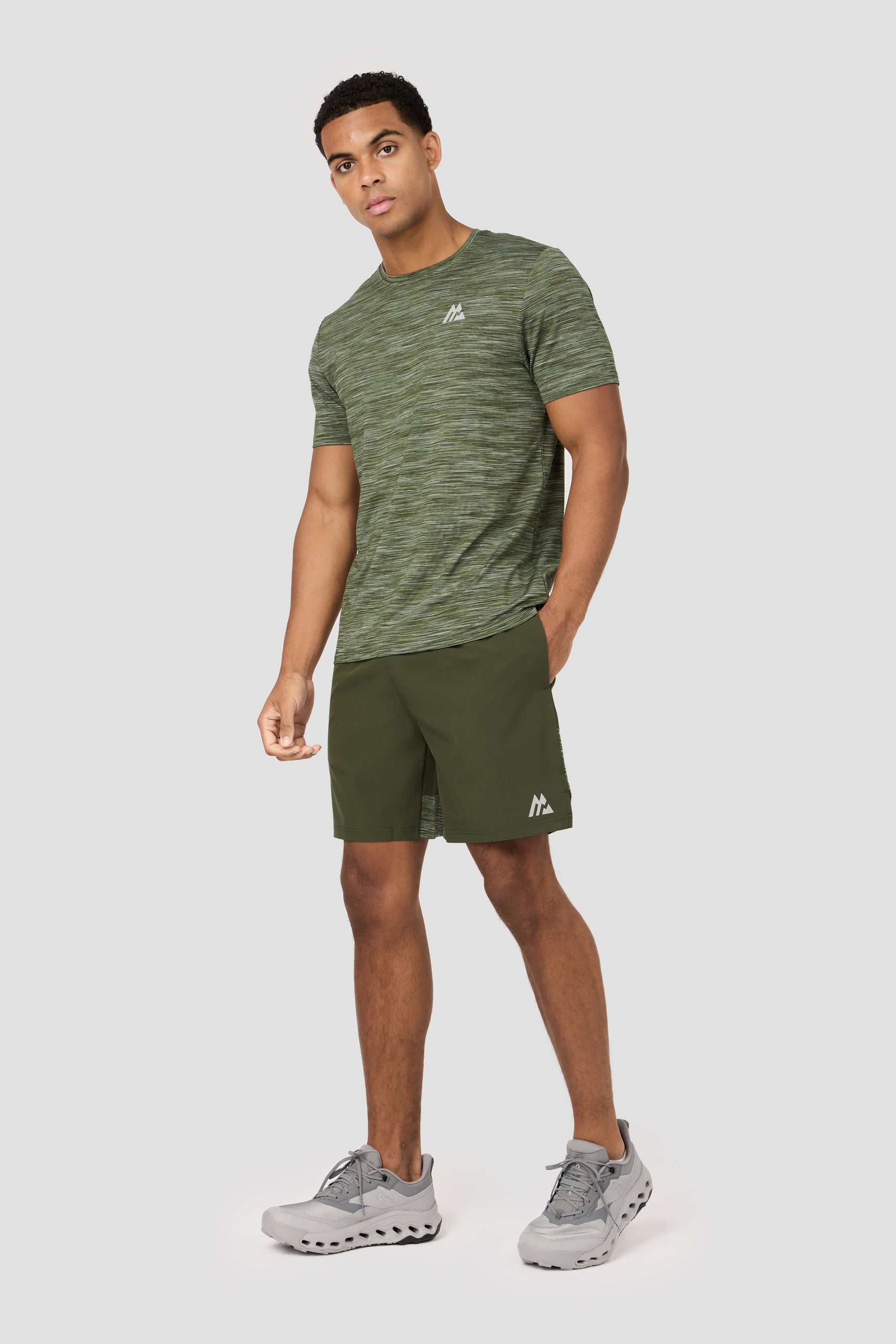 Trail Panel Short - Khaki Multi
