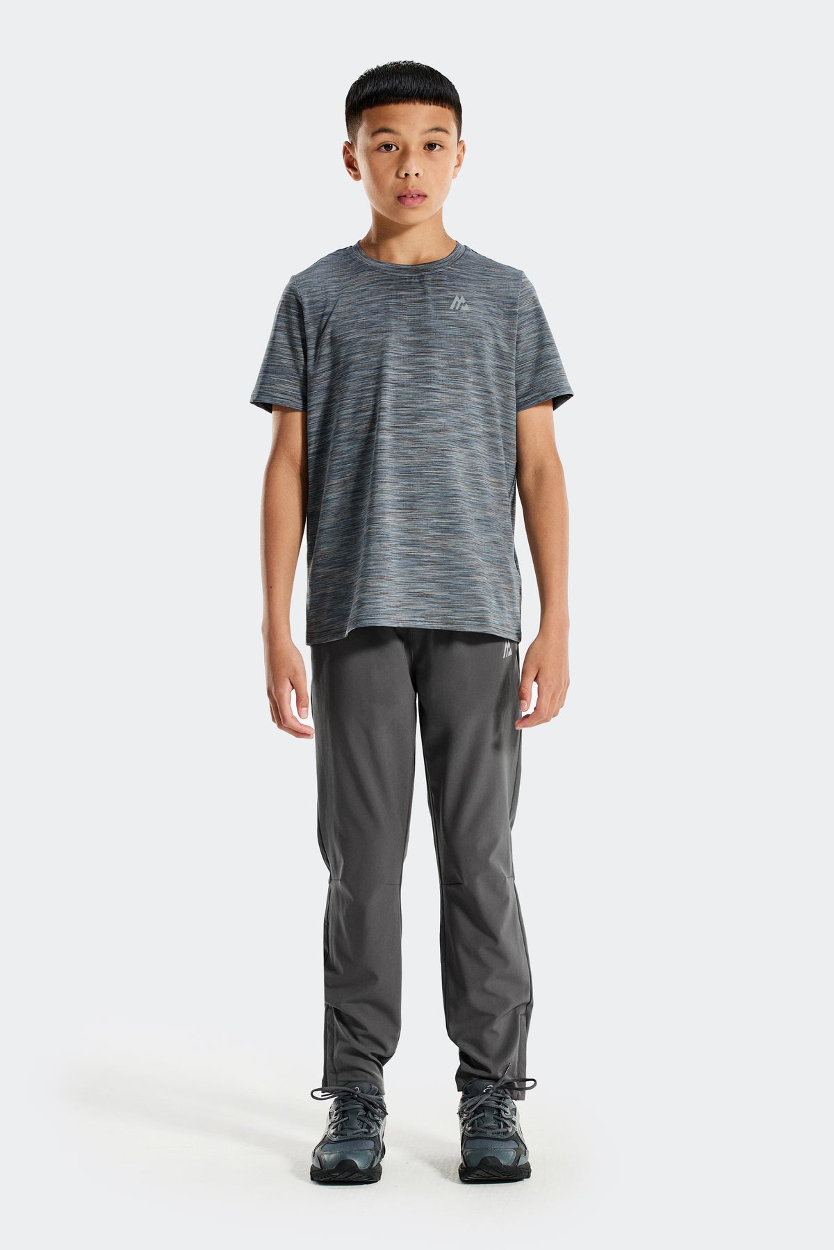Boys Trail 2.0 T-Shirt - Grey/Blue Multi