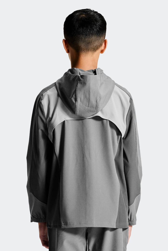 Boys Cerberus Jacket - Cement Grey/Platinum Grey/Asphalt