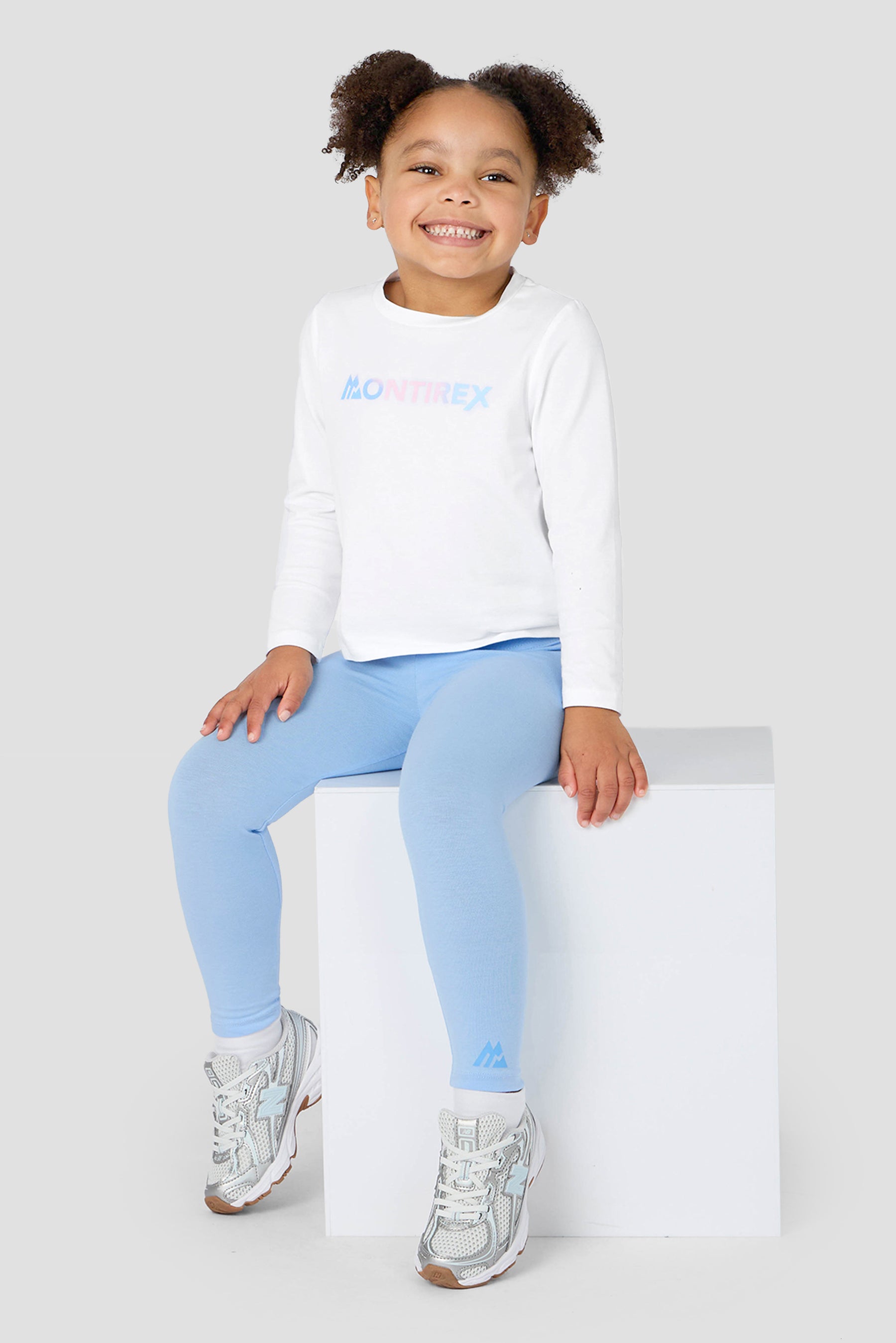 Infants Girls Cloud T-Shirt/Legging Set - Baby Blue