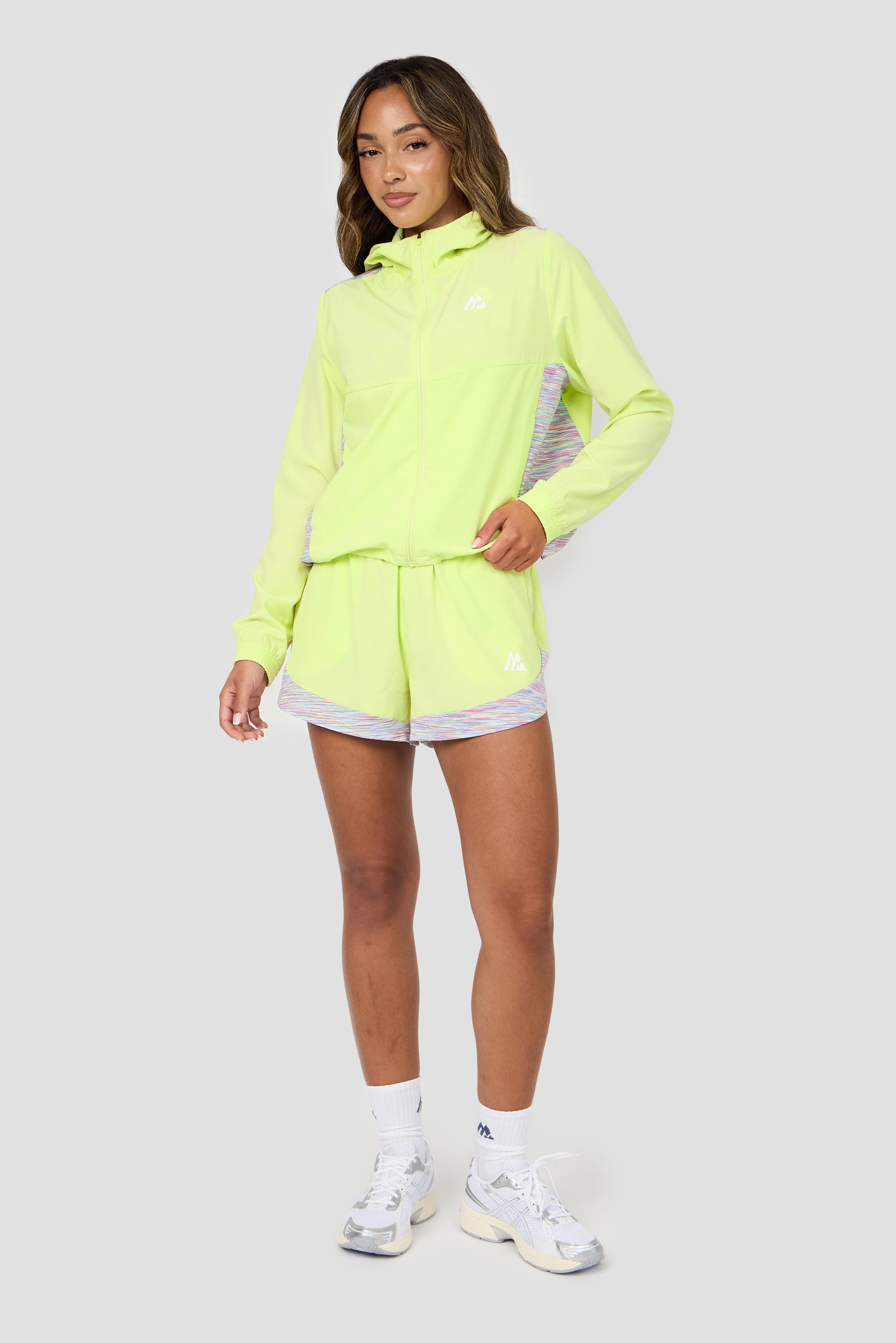 Women's Trail Windbreaker - Yellow/Pink/Blue