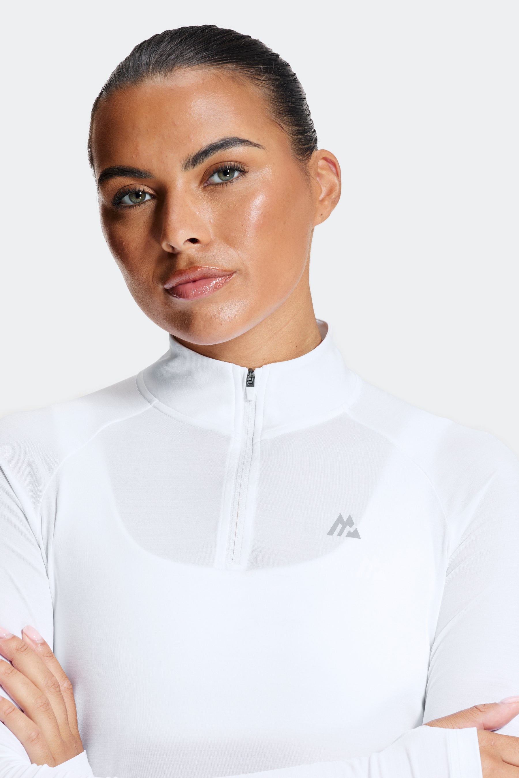 Breathe 1/4 Zip - White
