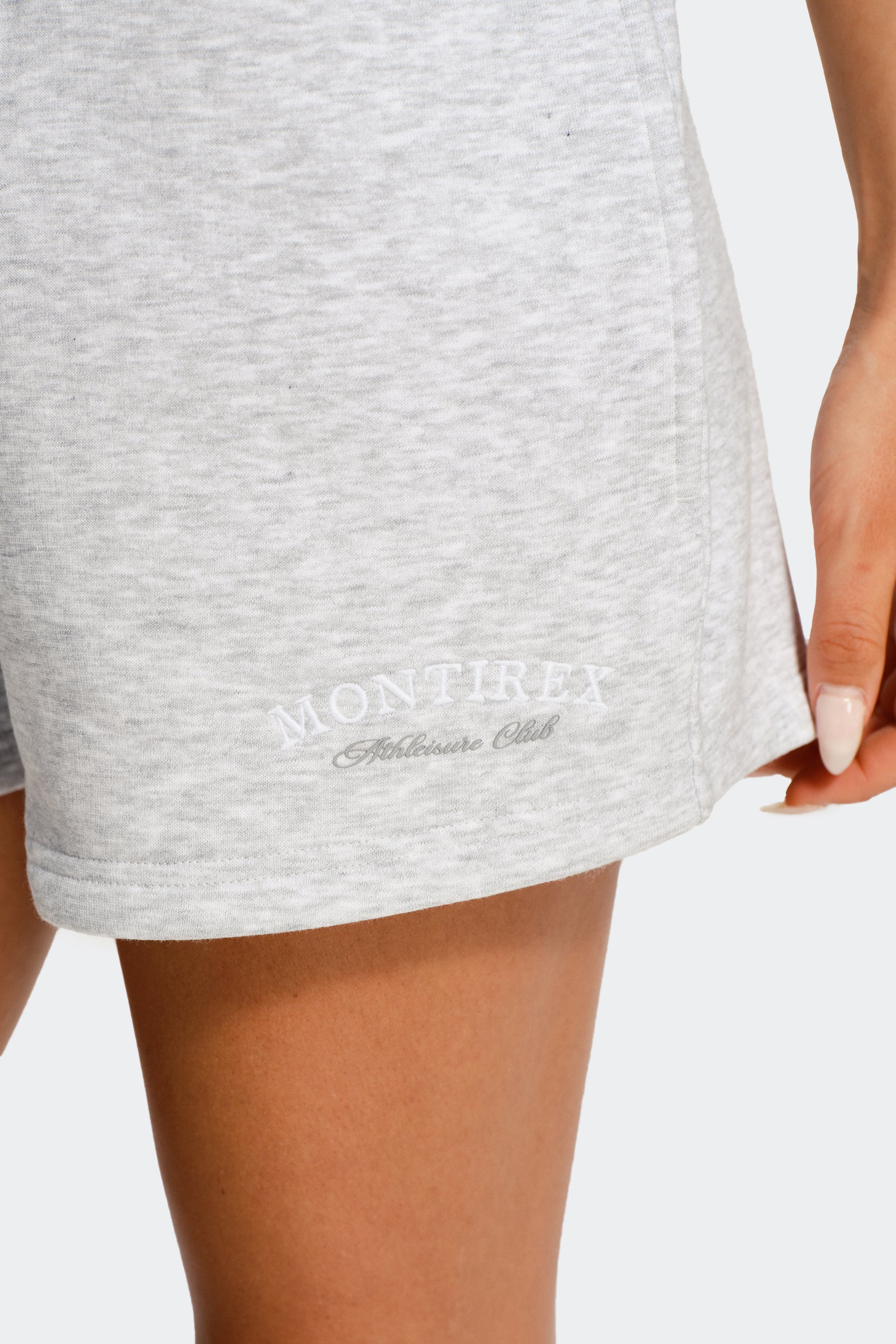 Athleisure Short - Platinum Grey Marl