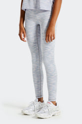 Girls Trail Legging - Grey/Blue/Pink/White