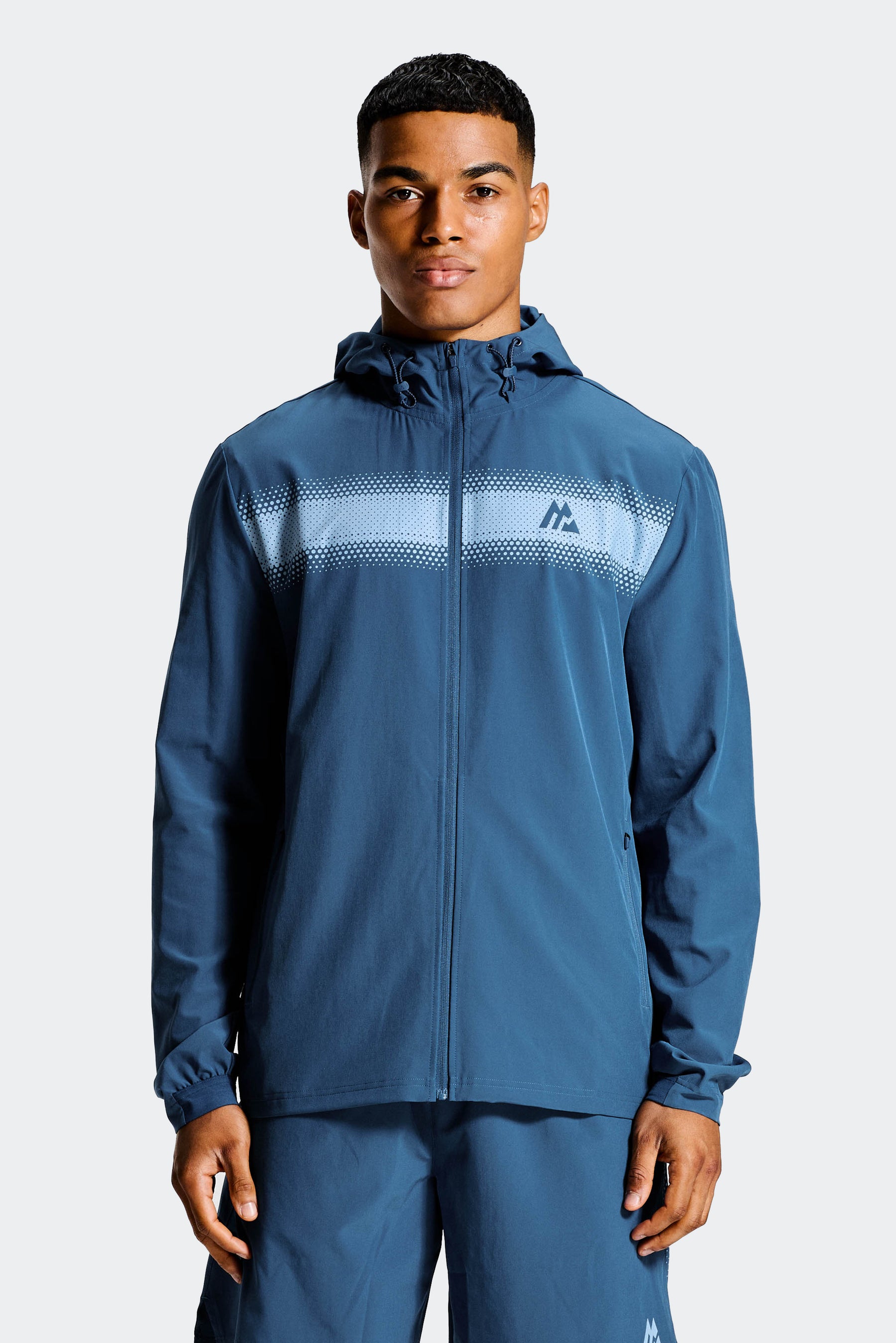 Pixel Jacket - Naval/Cloudy Blue