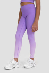 Girls Glow Legging - Parma/Royal Purple