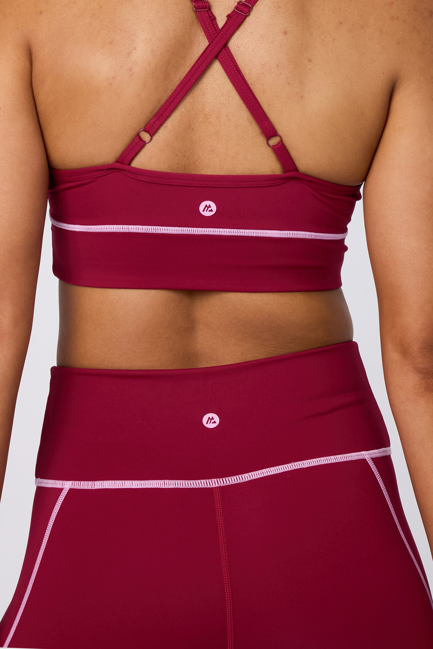 Accolade Sports Bra - Dark Crimson/Rosella