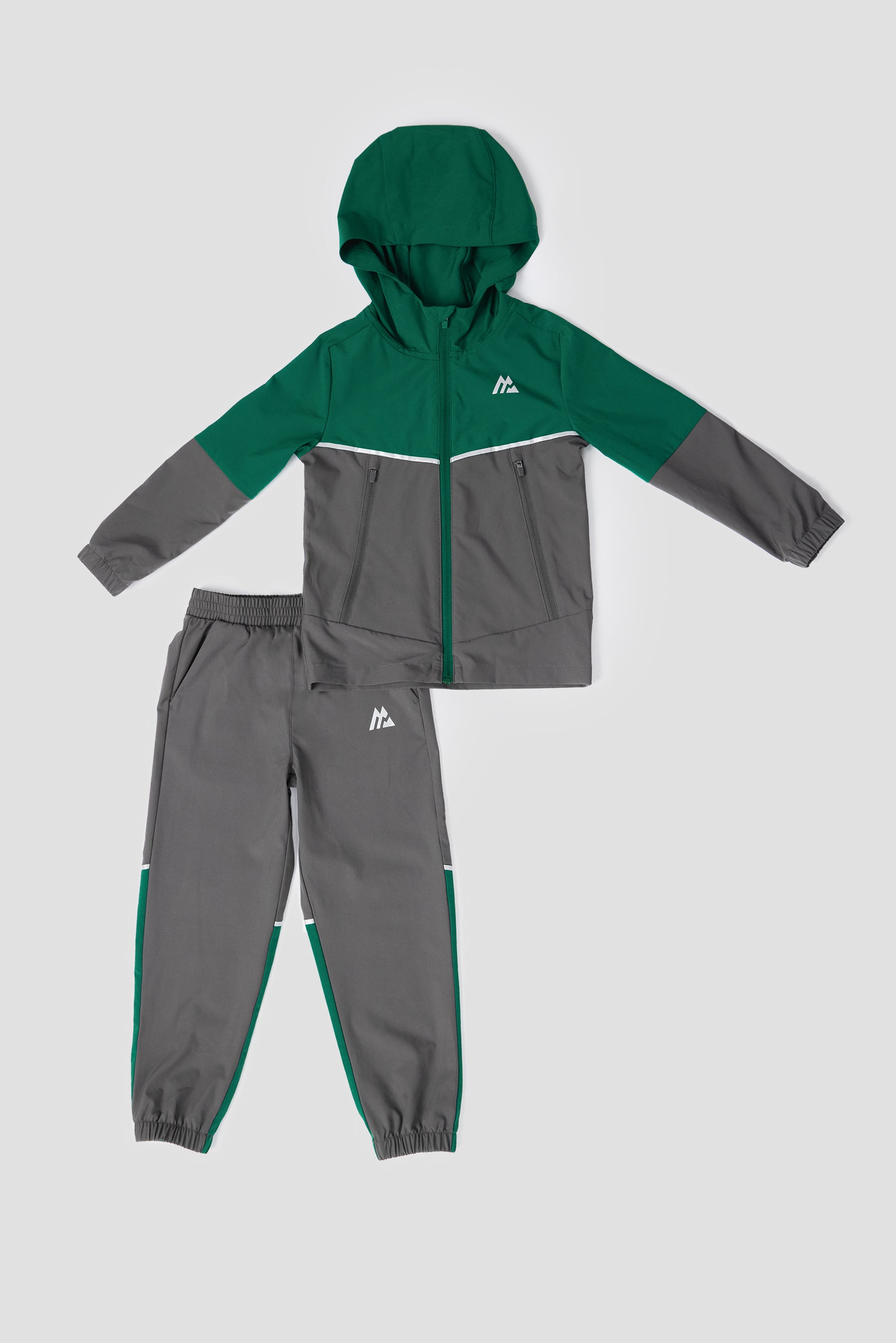 Infant Boys Trek Woven Jacket/Pant Set - Sherwood/Cement Grey