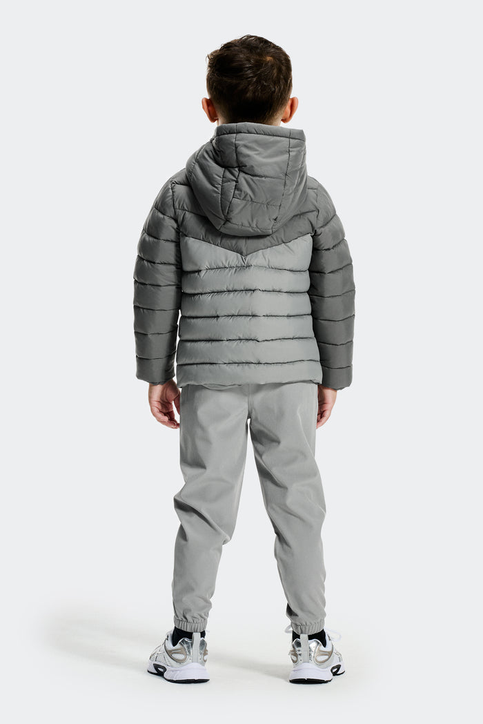 Infant Boys Ice Jacket - Cement Grey/Platinum Grey